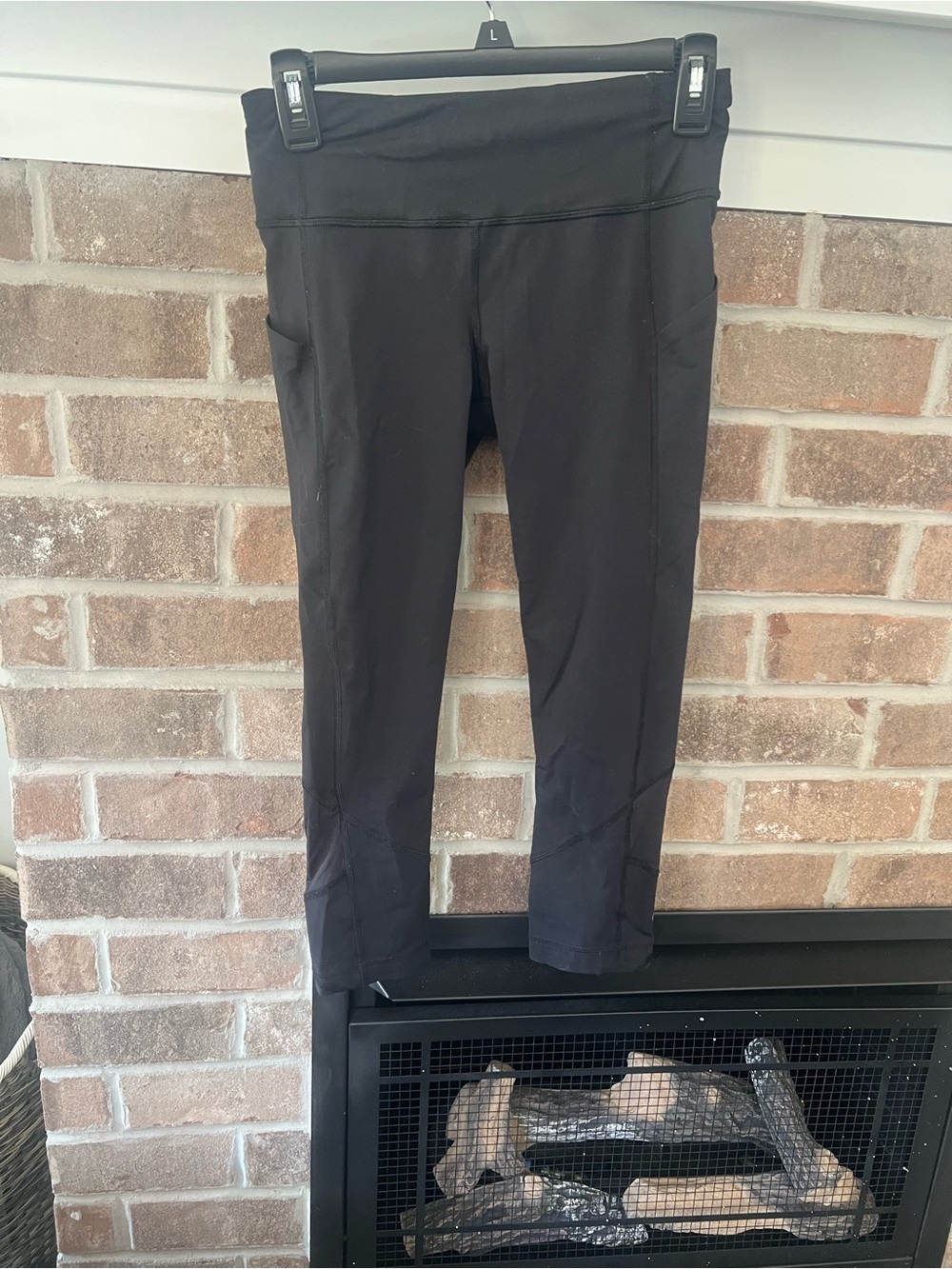 lululemon athletica Black Capri Leggings